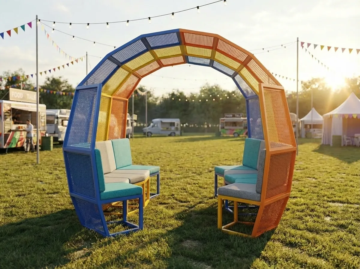 Bespoke stretch tent decor and styling by Pop Pro Tents