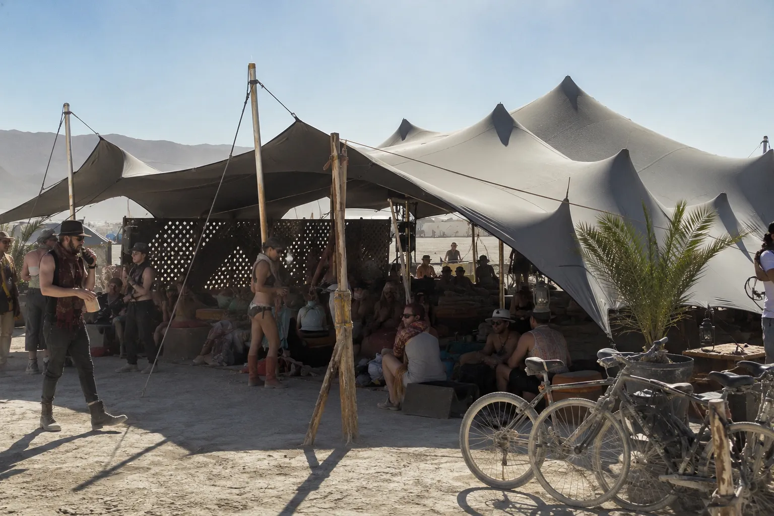 Luxury glamping stretch tent setup by Pop Pro Tents