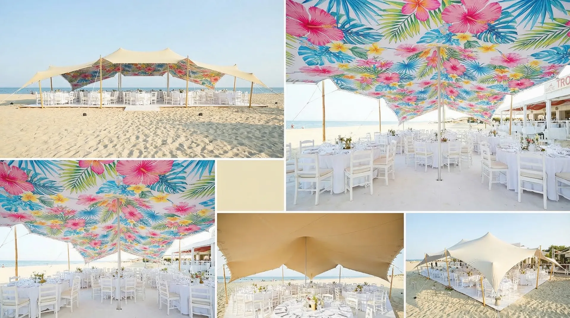 Custom-printed stretch tent skin by Pop Pro Tents